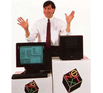 Steve Jobs at NeXT Computer Launch Promotional Photo