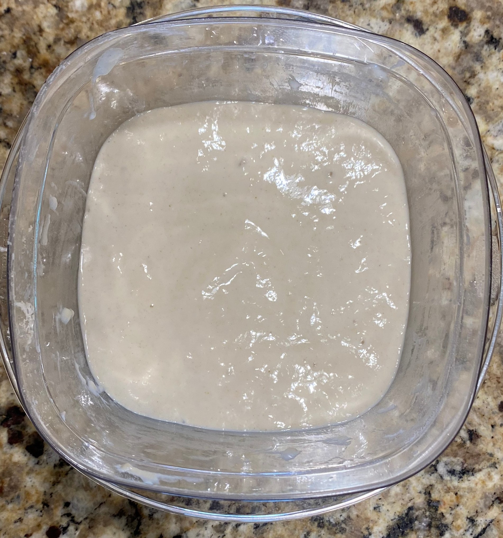 Starter right after second feeding from the top