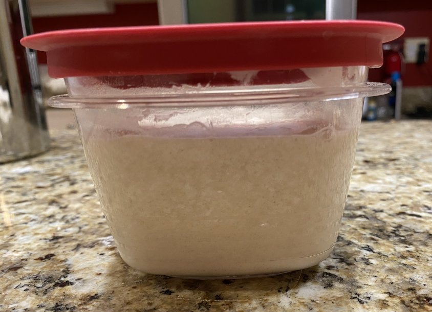Starter 3 hours after three feeding from the side