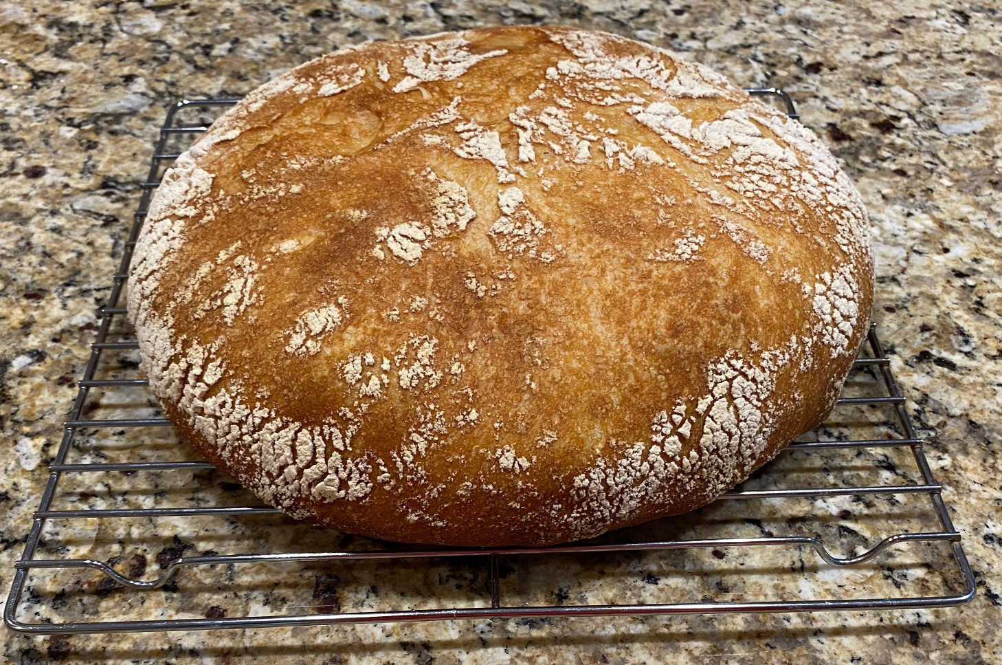 Finished bread from side